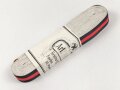 Bündel Ordensband für die Bandspange zur Anschlussmedaille 1.Oktober 1938. Breite 15mm. In der originalen Banderole, laut dieser 10 Meter
