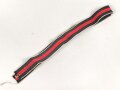 Ordensband für die Bandspange zur Anschlussmedaille 1.Oktober 1938. Breite 15mm, Länge 38cm