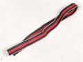 Ordensband für die Bandspange zur Anschlussmedaille 1.Oktober 1938. Breite 15mm, Länge 38cm