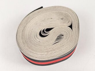 Ordensband zur Anschlussmedaille 1.Oktober 1938. Breite 30mm, sie erhalten je 15cm von der Rolle abgeschnitten