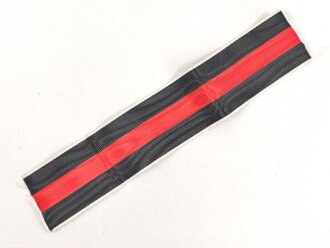 Ordensband zur Anschlussmedaille 1.Oktober 1938. Breite 30mm, Länge 15cm