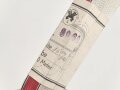Bündel Ordensband zur Anschlussmedaille 13.März 1938. Breite 15mm. In der originalen Banderole, laut dieser 10 Meter
