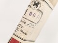 Bündel Ordensband zur Anschlussmedaille 13.März 1938. Breite 15mm. In der originalen Banderole, laut dieser 20 Meter