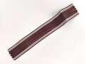 Ordensband für eine Bandspange zur NSDAP Dienstauszeichnung in bronze. Breite 25mm, Länge knapp 18cm