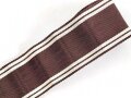 Ordensband für eine Bandspange zur NSDAP Dienstauszeichnung in bronze. Breite 25mm, sie erhalten je 10cm abgeschnitten
