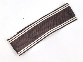 Ordensband für eine  NSDAP Dienstauszeichnung in bronze. Breite 30mm, Länge 19cm