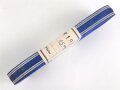 Bündel Ordensband zur NSDAP Dienstauszeichnung in silber. Breite 15mm. In der originalen Banderole, laut dieser 20 Meter