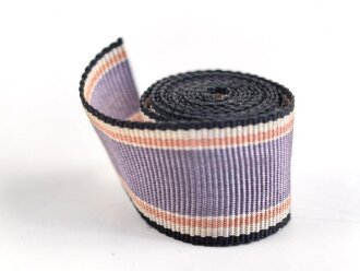 Ordensband für eine Bandspange zum Luftschutz Ehrenzeichen 2. Stufe. Breite 15mm, sie erhalten je 10cm abgeschnitten