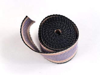 Ordensband für eine Bandspange zum Luftschutz Ehrenzeichen 2. Stufe. Breite 15mm, sie erhalten je 10cm abgeschnitten