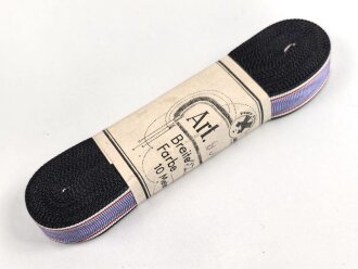 Bündel Ordensband zum Luftschutz Ehrenzeichen 2.Stufe. Breite 15mm. In der originalen Banderole, laut dieser 10 Meter