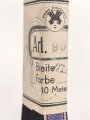 Bündel Ordensband zum Luftschutz Ehrenzeichen 2.Stufe. Breite 15mm. In der originalen Banderole, laut dieser 10 Meter