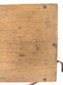 1.Weltkrieg, Feldfernsprecher 16 Type B, unvollständig, Gehäuse in sehr gutem Zustand