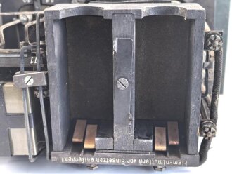1.Weltkrieg, Wellenmesser Typ KW 61 G ( Funkzubehör 1. Weltkrieg ) Unvollständig, Gehäuse überlackiert