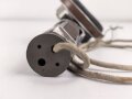 1.Weltkrieg, Handapparat zum Horchgerät Waetzmann. Wurde zum Abhören feindlicher Pioniere beim Stollenbau verwendet