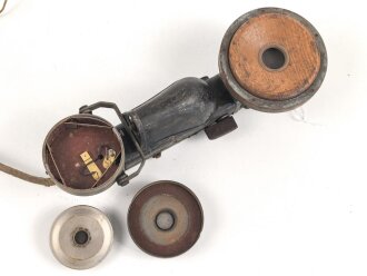 1.Weltkrieg, eiserner Armeefernsprecher, ungereinigtes Stück