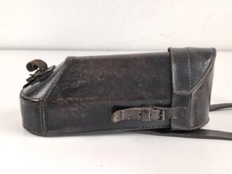 1.Weltkrieg, Tasche für den eisernen Armeefernsprecher in gutem Gesamtzustand, ungereinigtes Stück