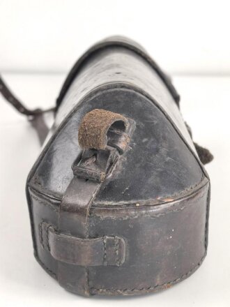 1.Weltkrieg, Tasche für den eisernen Armeefernsprecher in gutem Gesamtzustand, ungereinigtes Stück