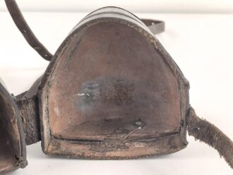 1.Weltkrieg, Tasche für den eisernen Armeefernsprecher in gutem Gesamtzustand, ungereinigtes Stück
