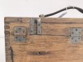 1.Weltkrieg, Gehäuse zum Horchgerät Waetzmann. Wurde zum Abhören feindlicher Pioniere beim Stollenbau verwendet