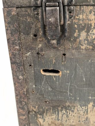 1.Weltkrieg, Batteriekasten zum M Blink 16. Ungereinigtes Stück