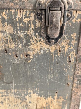 1.Weltkrieg, Batteriekasten zum M Blink 16. Ungereinigtes Stück