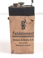 1.Weltkrieg , Feldelement von Siemens & Halske. Vollständig leer, dennoch KEIN VERSAND NACH ÜBERSEE