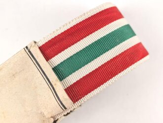 Ordensband zur Medaille zur Erinnerung an die Heimkehr des Memellandes 22.März 1939, Breite 30mm, sie erhalten je 15cm von der Rolle abgeschnitten