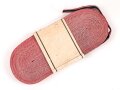 Bündel Ordensband  für die Bandspange zum Kriegsverdienstkreuz 2. Klasse 1939.  15mm Breite. In der originalen Banderole, laut dieser 25 Meter