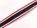 Ordensband für eine Bandspange zum Kriegsverdienstkreuz 2.Klasse. Breite 15mm, sie erhalten je 10cm von der Rolle abgeschnitten