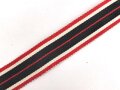 Ordensband für eine Bandspange zur Kriegsverdienstmedaille 1939. Breite 15mm, sie erhalten je 10cm von der Rolle abgeschnitten