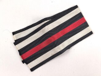 Ordensband zum Ehrenkreuz für Frontkämpfer / Kriegsteilnehmer. Breite 30mm, Länge 14cm