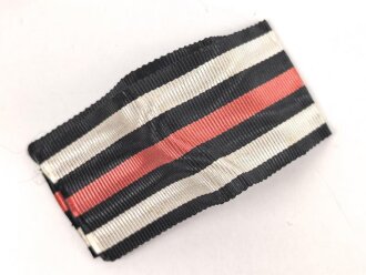 Ordensband zum Ehrenkreuz für Frontkämpfer / Kriegsteilnehmer. Breite 30mm, Länge 14cm