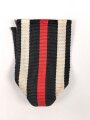 Ordensband zum Ehrenkreuz für Frontkämpfer / Kriegsteilnehmer. Breite 30mm, Länge 9cm
