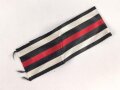 Ordensband zum Ehrenkreuz für Frontkämpfer / Kriegsteilnehmer. Breite 30mm, Länge 14cm