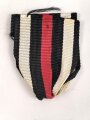 Ordensband zum Ehrenkreuz für Frontkämpfer / Kriegsteilnehmer. Breite 30mm, Länge 9cm