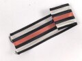 Ordensband für eine breite Bandspange zum Ehrenkreuz für Frontkämpfer / Kriegsteilnehmer. Breite 25mm, Länge 10cm