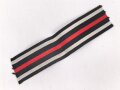 Ordensband für eine breite Bandspange zum Ehrenkreuz für Frontkämpfer / Kriegsteilnehmer. Breite 25mm, Länge 10cm