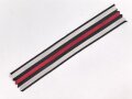 Ordensband für eine breite Bandspange zum Ehrenkreuz für Frontkämpfer / Kriegsteilnehmer. Breite 25mm, Länge 14,5cm