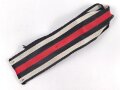 Ordensband für eine breite Bandspange zum Ehrenkreuz für Frontkämpfer / Kriegsteilnehmer. Breite 25mm, Länge 18,5cm