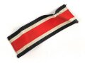 Ordensband zum Eisernen Kreuz 2. Klasse 1939 .Breite 30mm, von einer Feldbluse abgetrennt