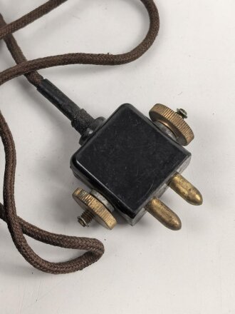 Mithörer für den Feldfernsprecher 33 und Tischfernsprecher 38. Funktion nicht geprüft