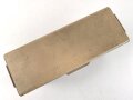 Gehäuse Wehrmacht, sieht im ersten Moment aus wie für Überbrückungszusatz für Trägerfrequenzverbindungen, ist aber nur etwa 18 cm hoch. Originallack