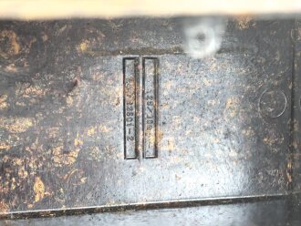 Feldfernsprecher 33 Wehrmacht, datiert 1944.  Ungereinigt, Funktion nicht geprüft