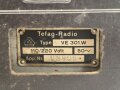 Volksempfänger VE301w, Hersteller  " TEFAG". Optisch einwandfrei, Anschlusskabel samt Stecker fehlt, Funktion nicht geprüft