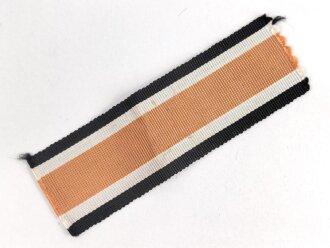 Ordensband für Eisernes Kreuz 2. Klasse 1939 .Breite 30mm, Länge 9cm, frühes, oranges Band