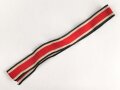 Ordensband zur breiten Bandspange für Eisernes Kreuz 2. Klasse 1939 .Breite 25mm, Länge 49cm, angeschmutzt