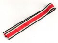Ordensband zur breiten Bandspange für Eisernes Kreuz 2. Klasse 1939 .Breite 25mm, Länge 42cm