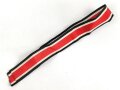 Ordensband zur breiten Bandspange für Eisernes Kreuz 2. Klasse 1939 .Breite 25mm, Länge 45cm