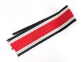 Ordensband zur breiten Bandspange für Eisernes Kreuz 2. Klasse 1939 .Breite 25mm, Länge 18cm