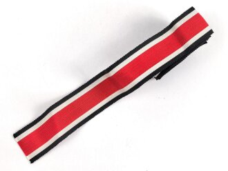 Ordensband zur breiten Bandspange für Eisernes Kreuz 2. Klasse 1939 .Breite 25mm, sie erhalten je 10cm abgeschnitten